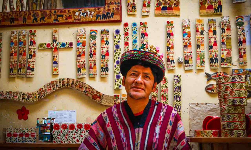 Ayacucho Peru Arts Crafts tabla sarhua