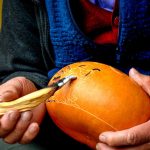 Peruvian carved gourds, Huancayo - Peru
