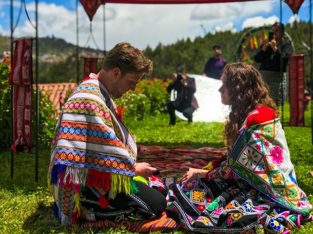 Honeymoon trip and Andean wedding, Peru